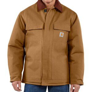 Carhartt Men’s Loose Fit XL Tall Duck Insulated Traditional Coat Arctic C003